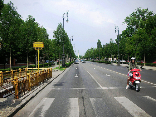 Andrassy Avenue in Budapest 